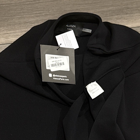 NWT Aleeza Paris Chic Black A-Line Women's Skirt Size XS - Picture 5 of 5